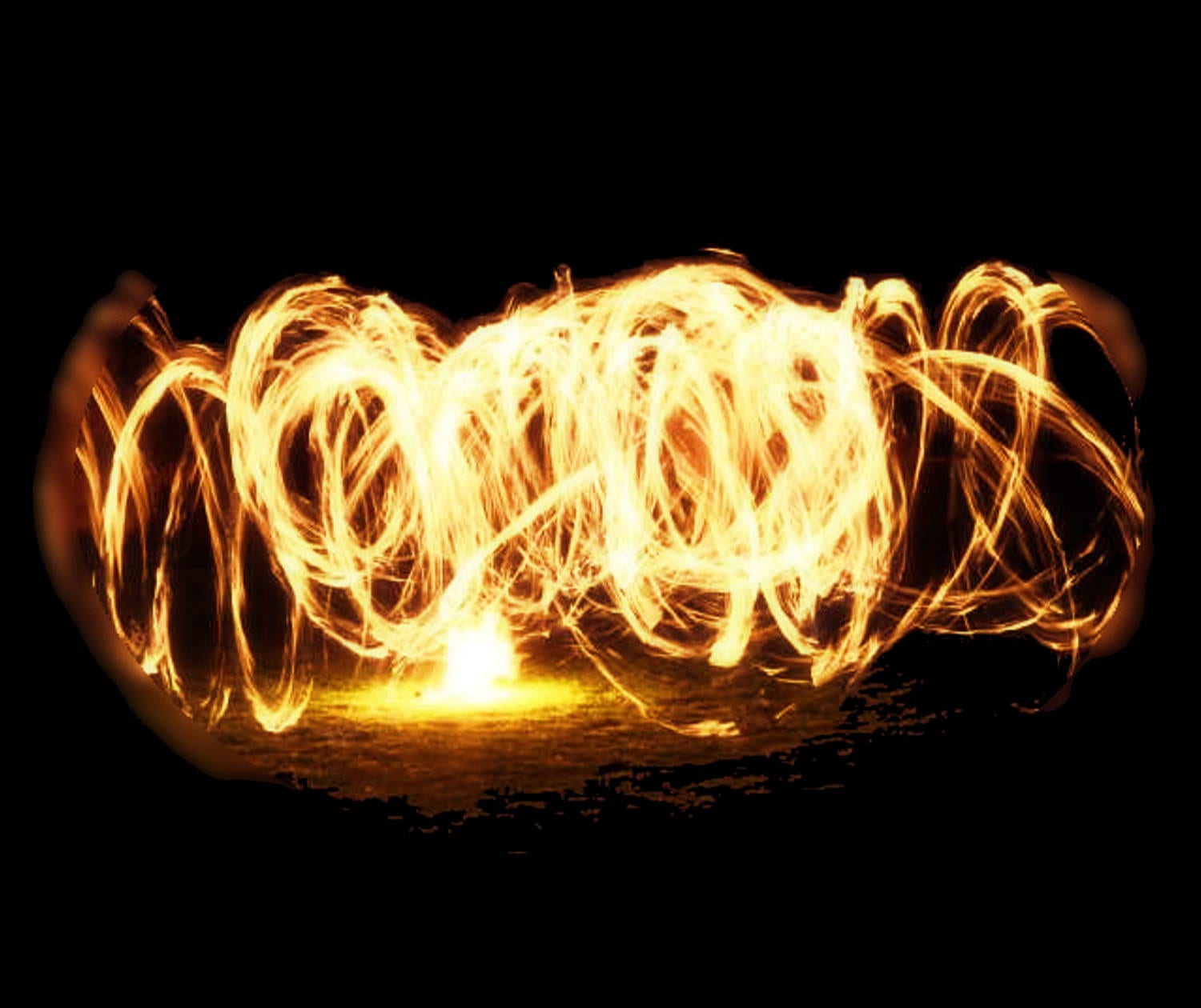 Flammentanz des Feuermagiers